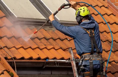 Démoussage et hydrofuge de toiture à Metzeral